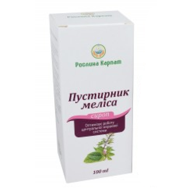 Пустирник - меліса Сироп