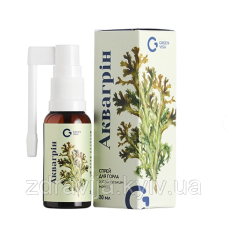 Аквагрін з ісландським мохом -  спрей для горла