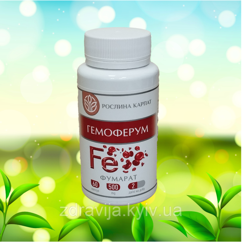 Гемоферум підвищує гемоглобін у крові, Залізо з вітамінами В і С